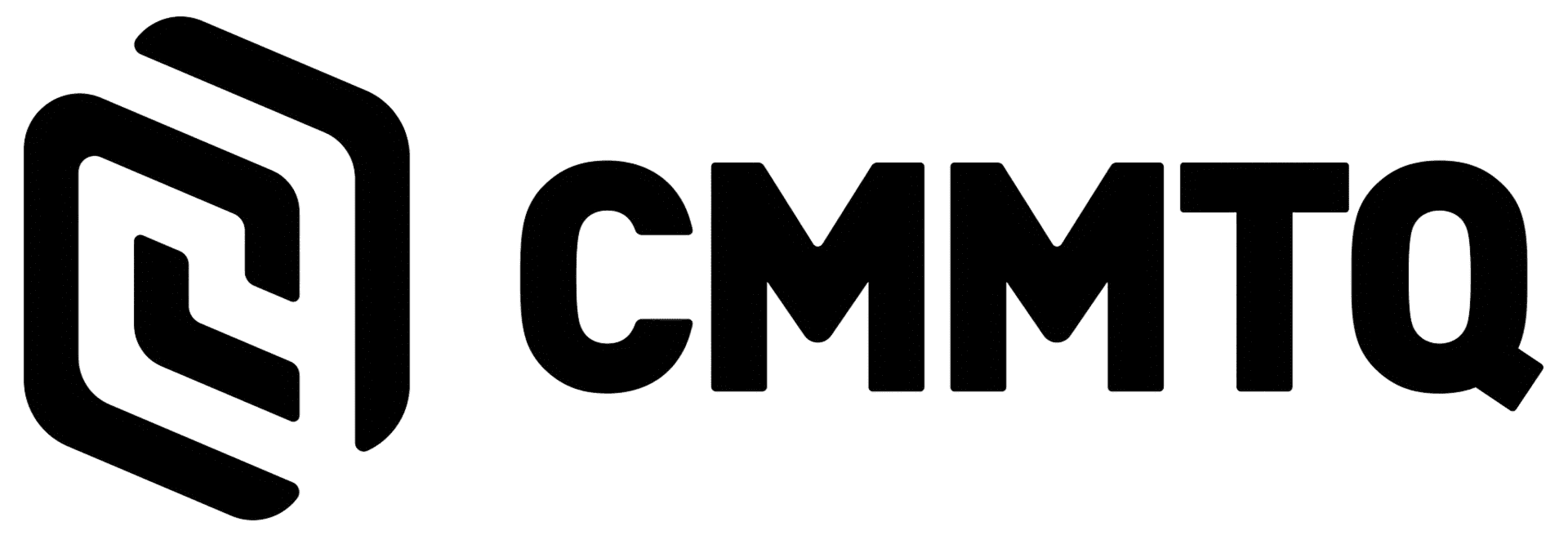 Black letters CMN on a dark background.